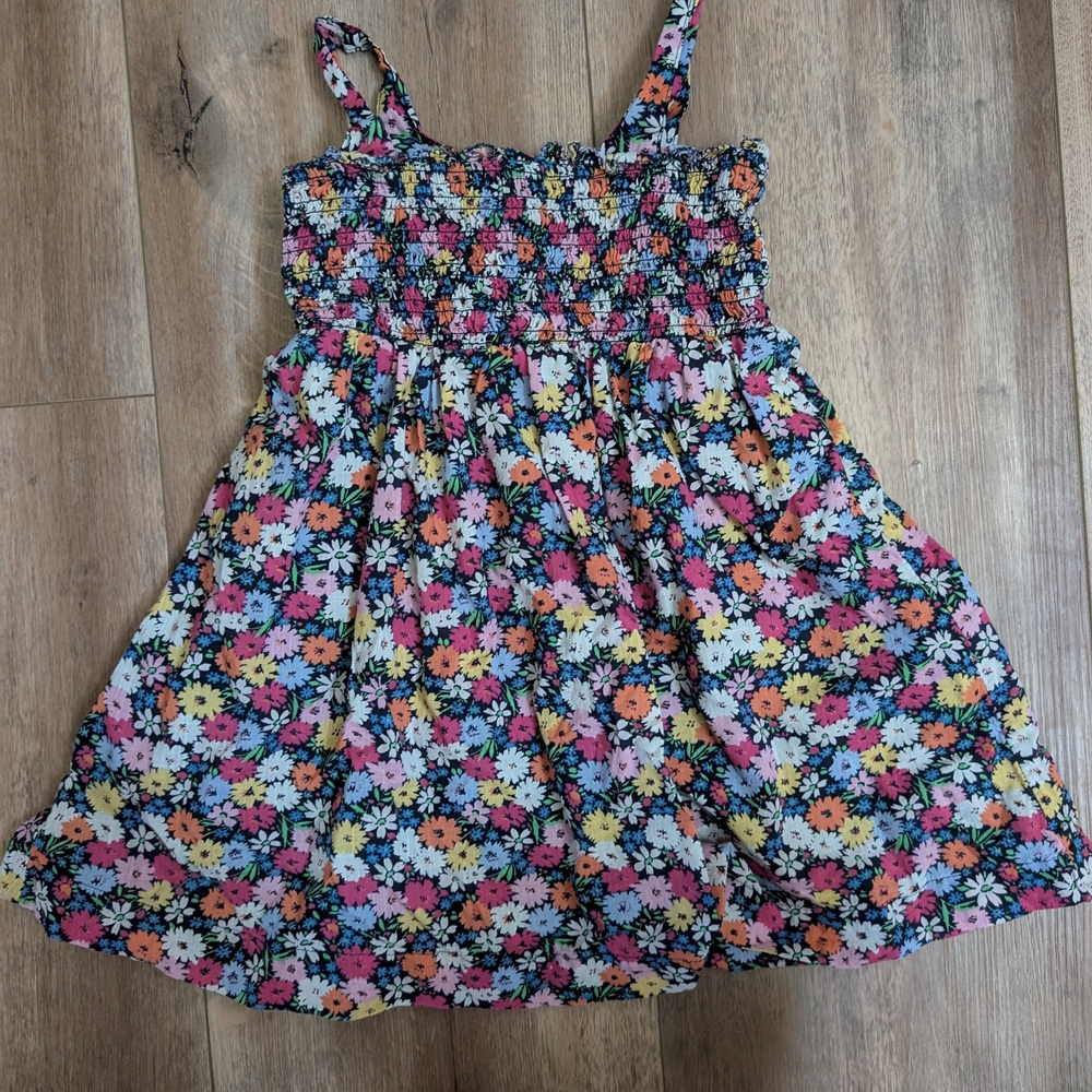 Floral Kids Dress - Multicolor
